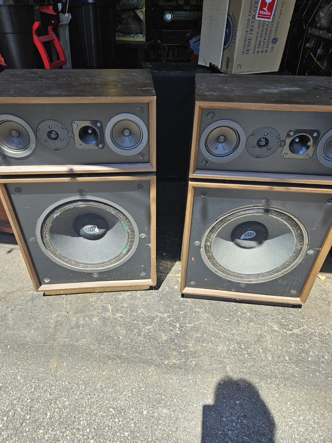 Vintage Two-Way Speakers