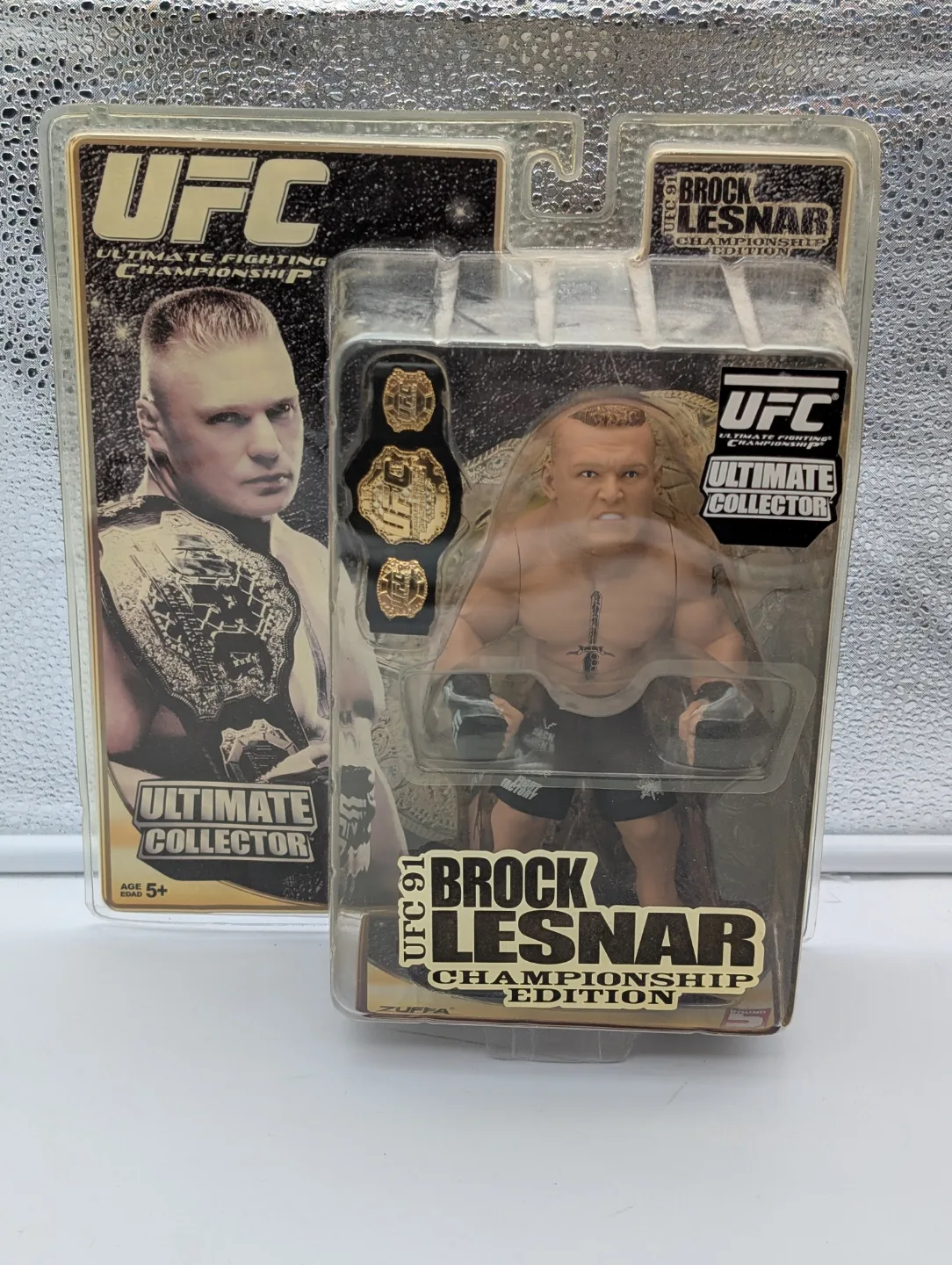 UFC Brock Lesnar Championship Edition Collectible Figure thumbnail