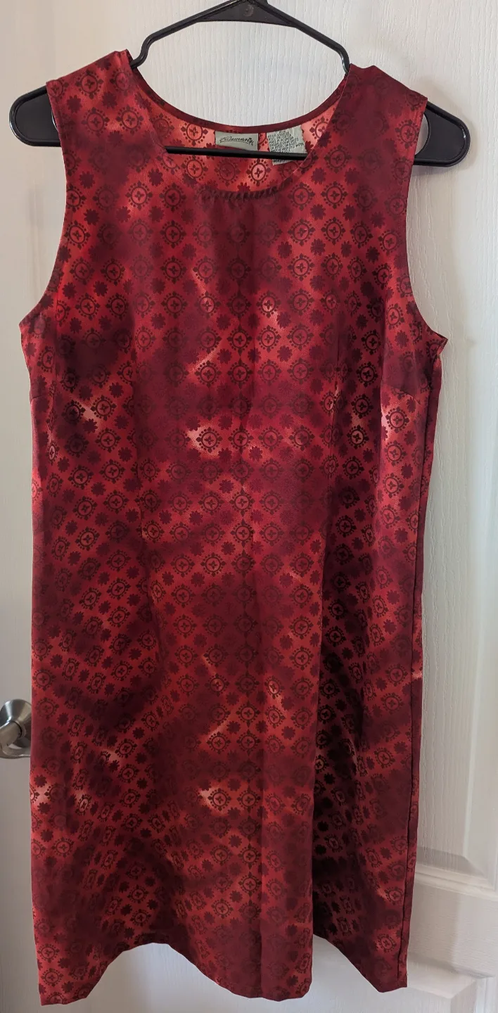 Women's Red Sleeveless Dress - Size M 🧡 thumbnail