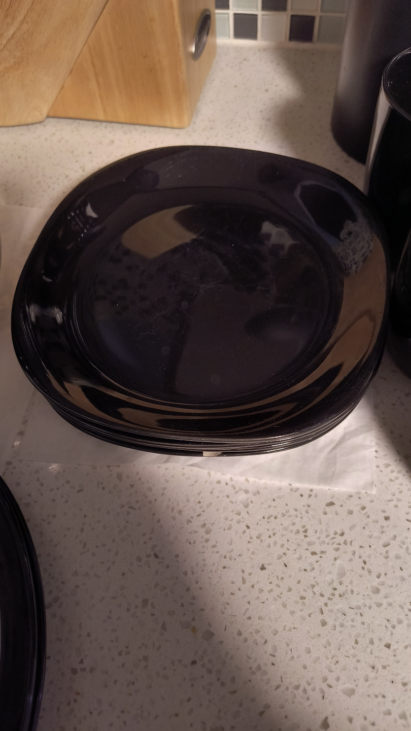 Black Dinnerware Set - Plates, Bowls, and Mugs - photo 2