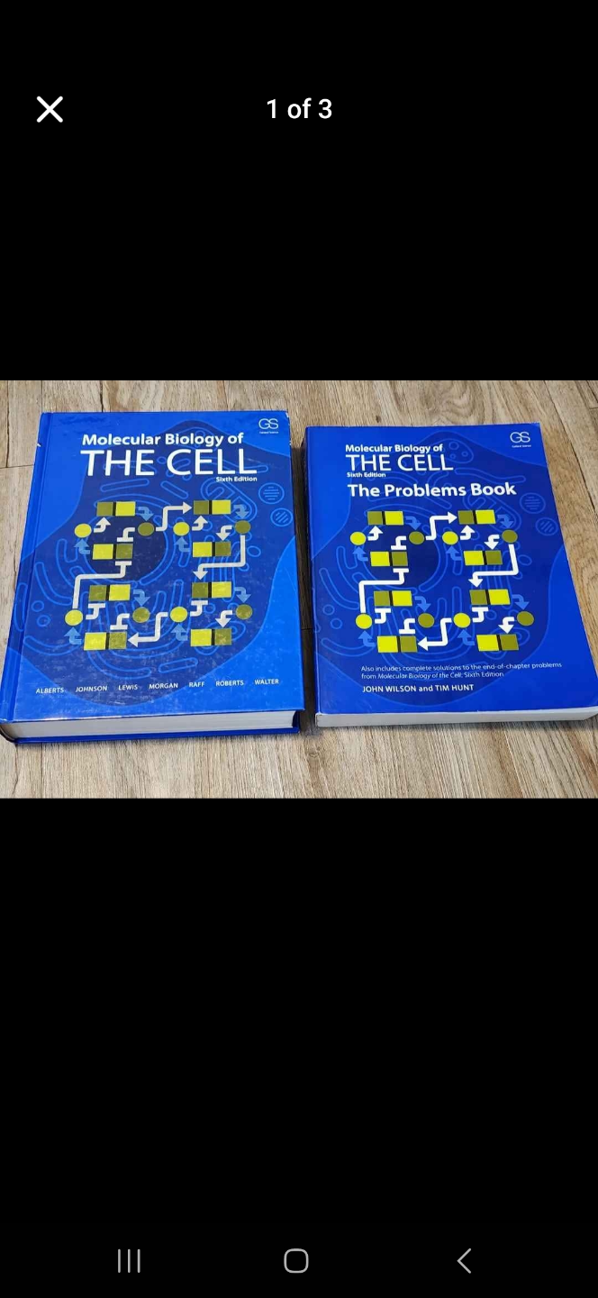 Molecular Biology of the Cell Textbook and Problems Book