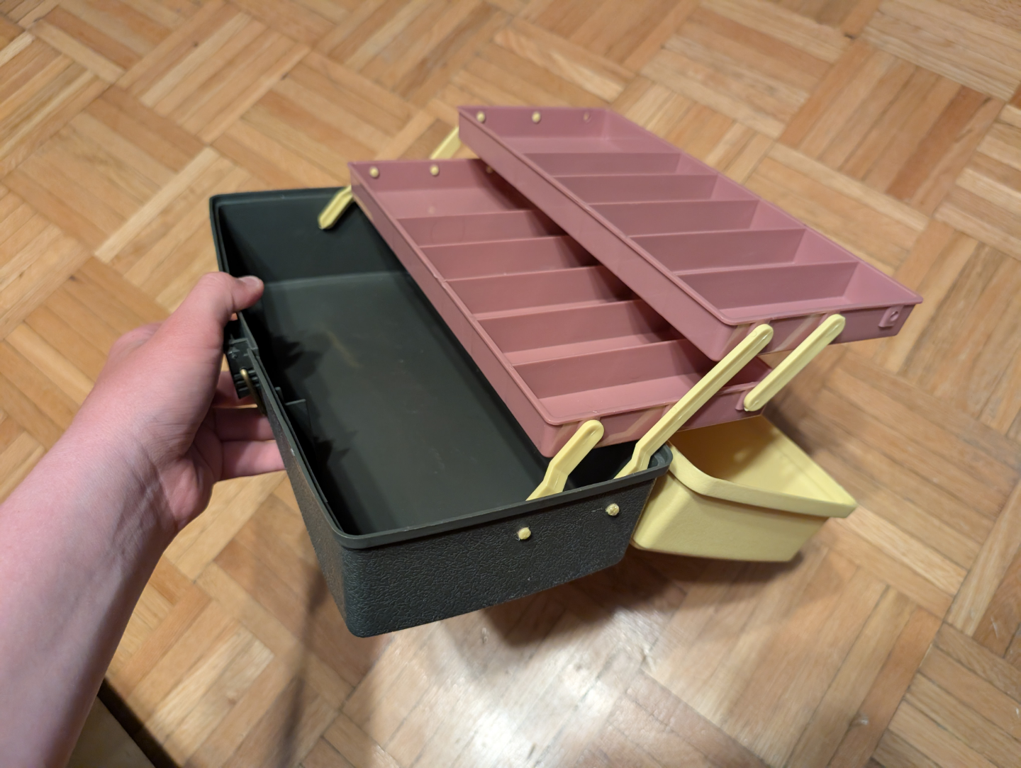 "BAIT" fishing tackle box - photo 4