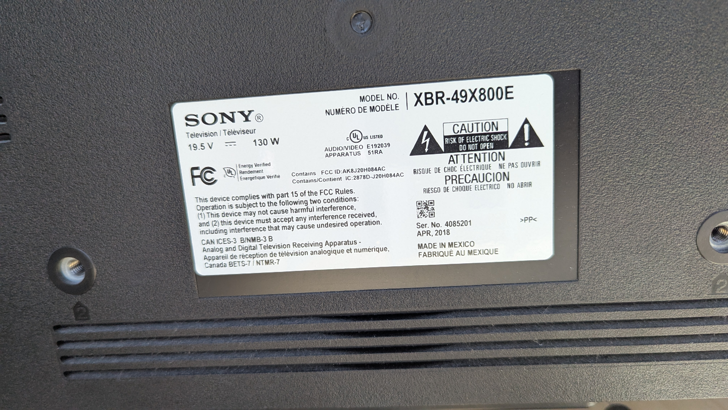 Sony 49-inch Smart TV - XBR-49X800E - photo 3
