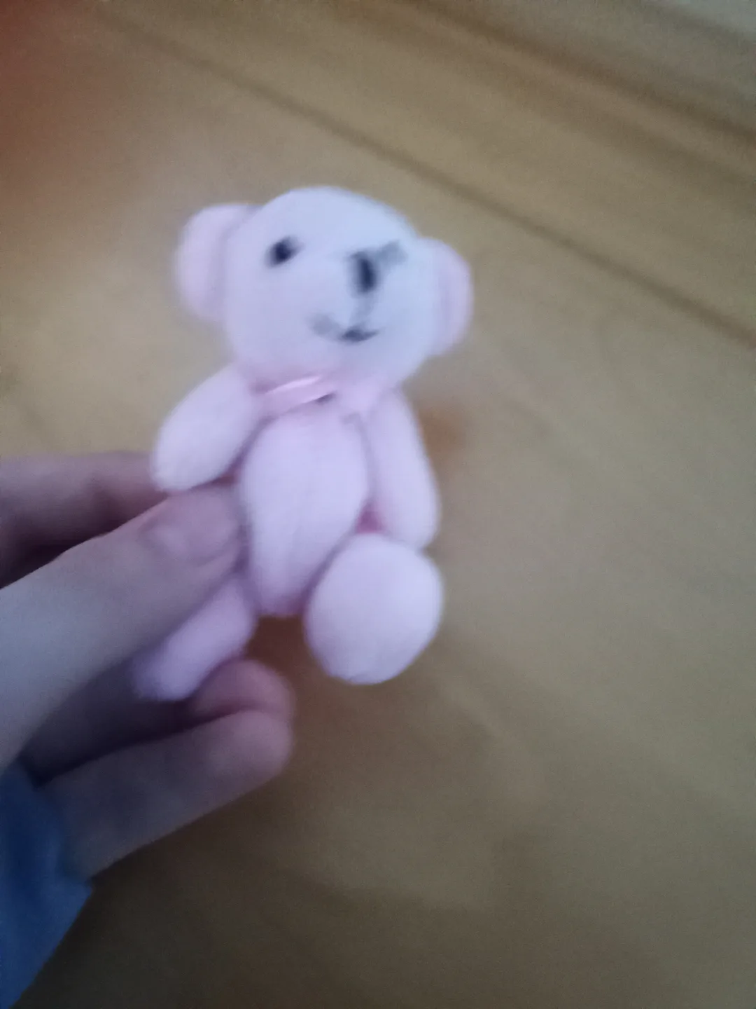 Pink Plush Toy Bundle: Bunny, Frog, and tiny Bear image indicator(2)