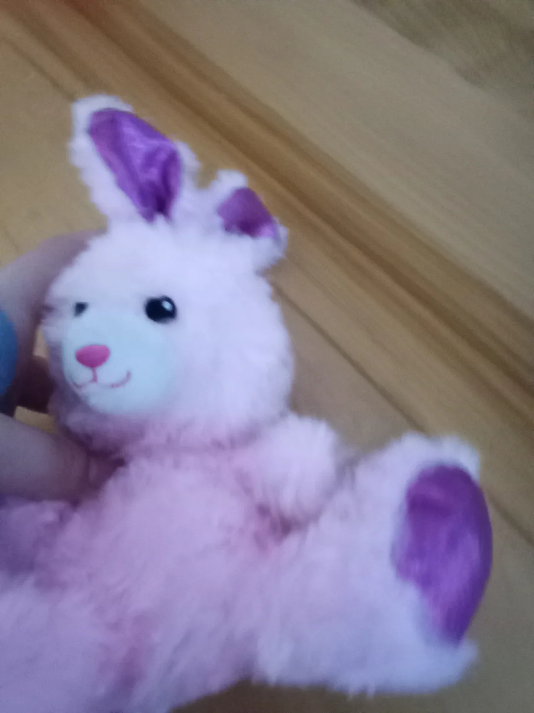 Pink Plush Toy Bundle: Bunny, Frog, and tiny Bear image indicator(4)