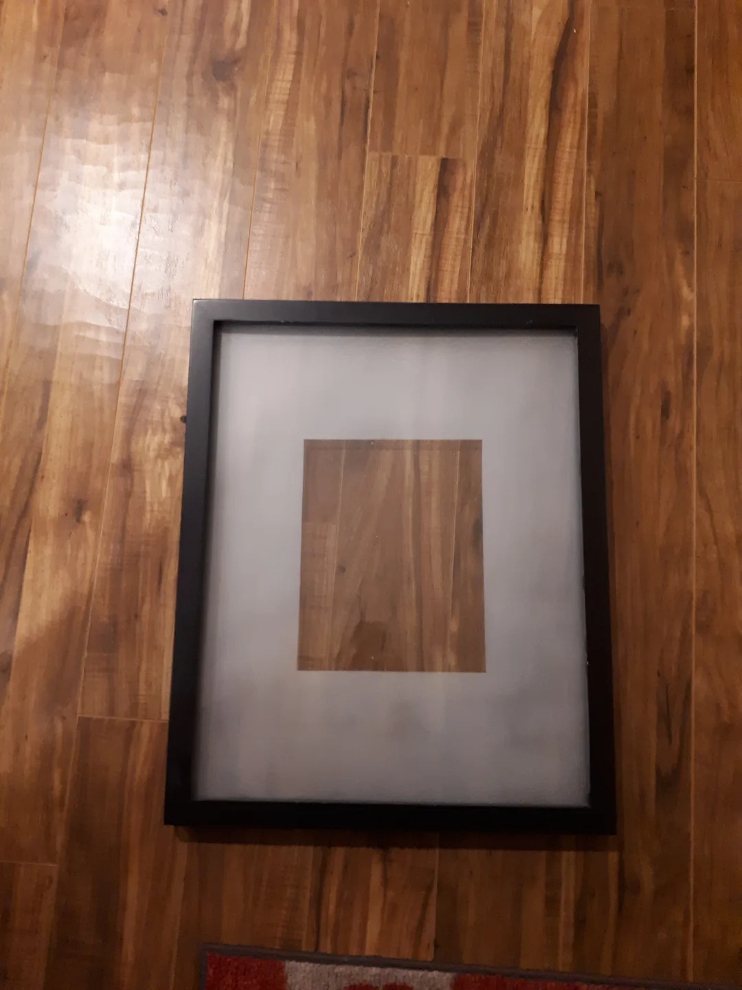 Black Picture Frame with frosted glass