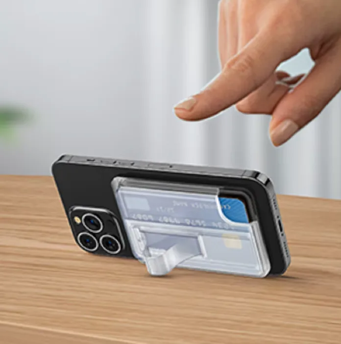 Magnetic Wallet Universal Phone Card Holder Wallet Case image indicator(7)