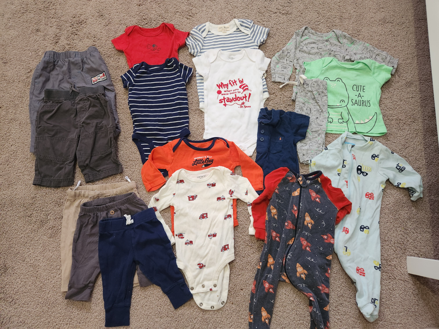 Baby Boy Clothes Bundle - Size 0-3 Months