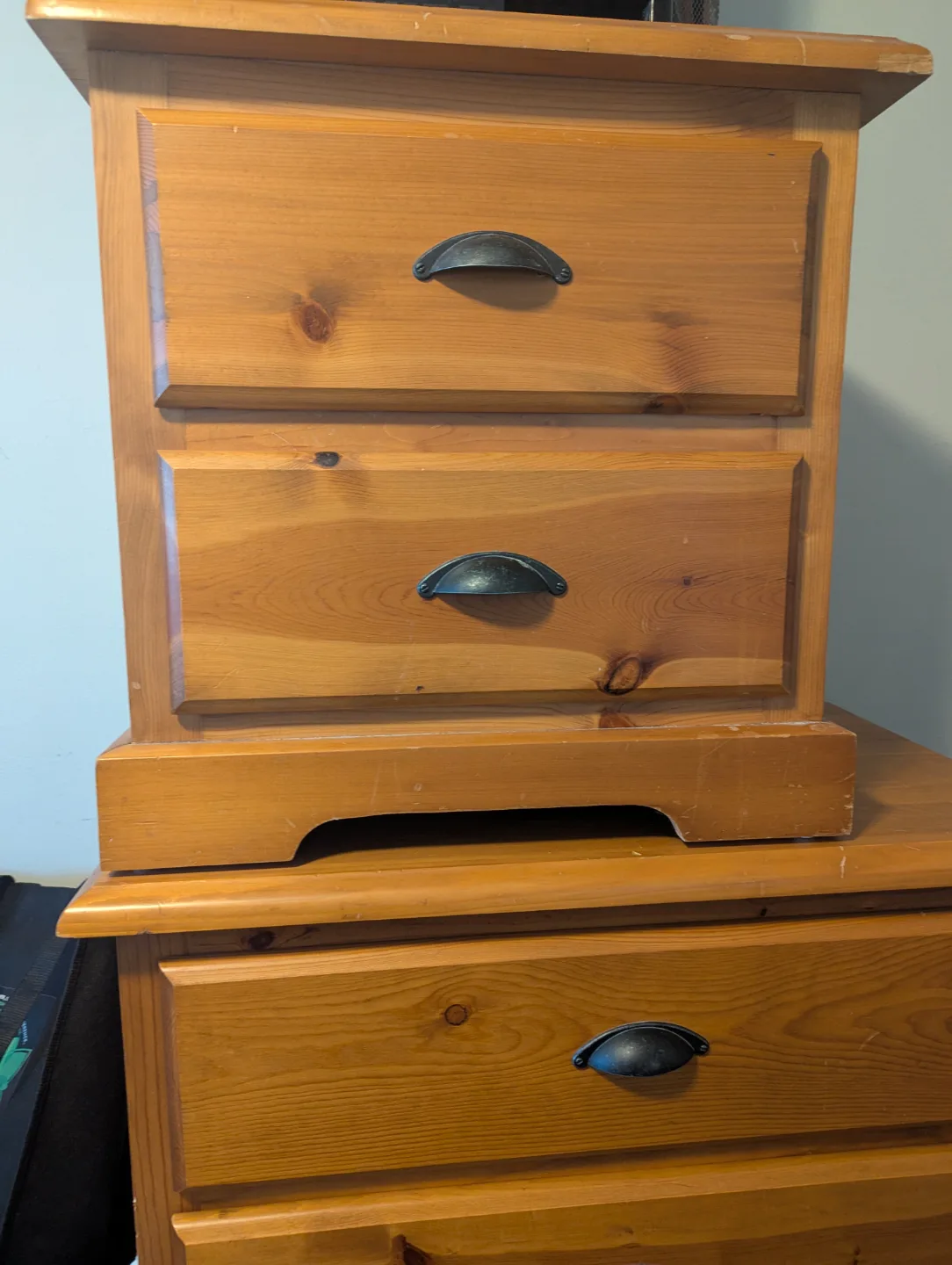 Wooden Dresser Night Stand Set thumbnail