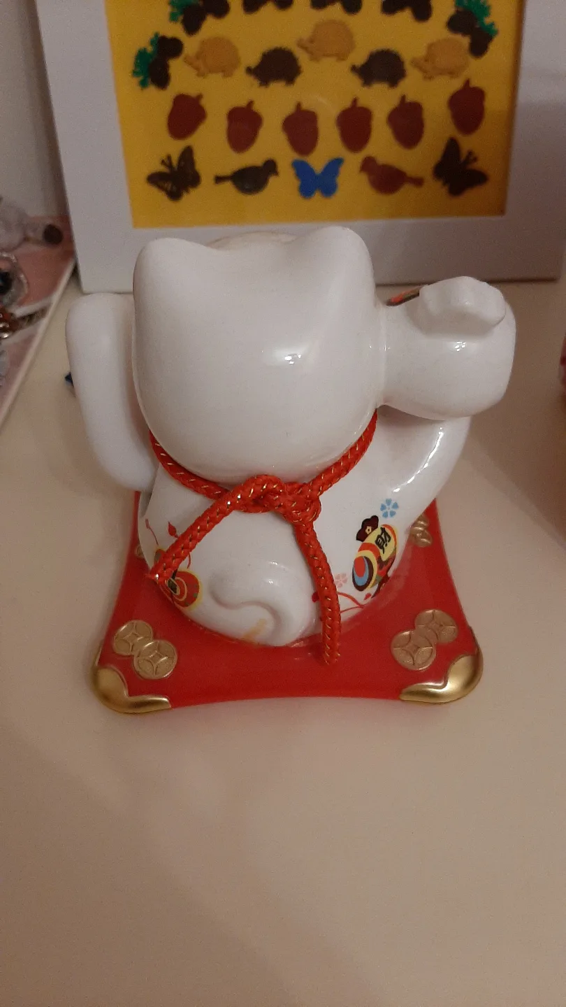 Solar-Powered Maneki-Neko Lucky Cat Figurine image indicator(6)