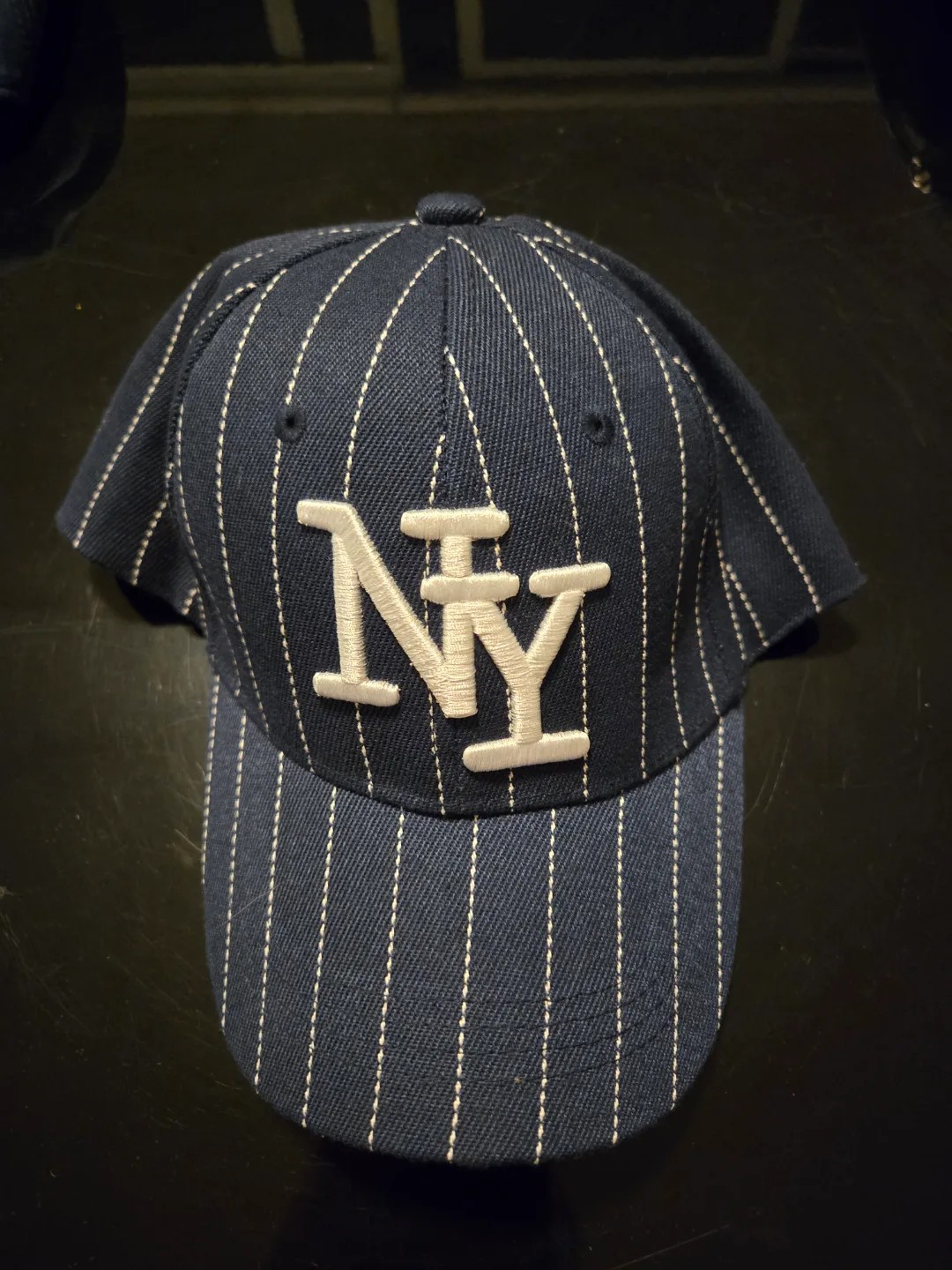 NY Pinstripe Baseball Cap - snapback thumbnail