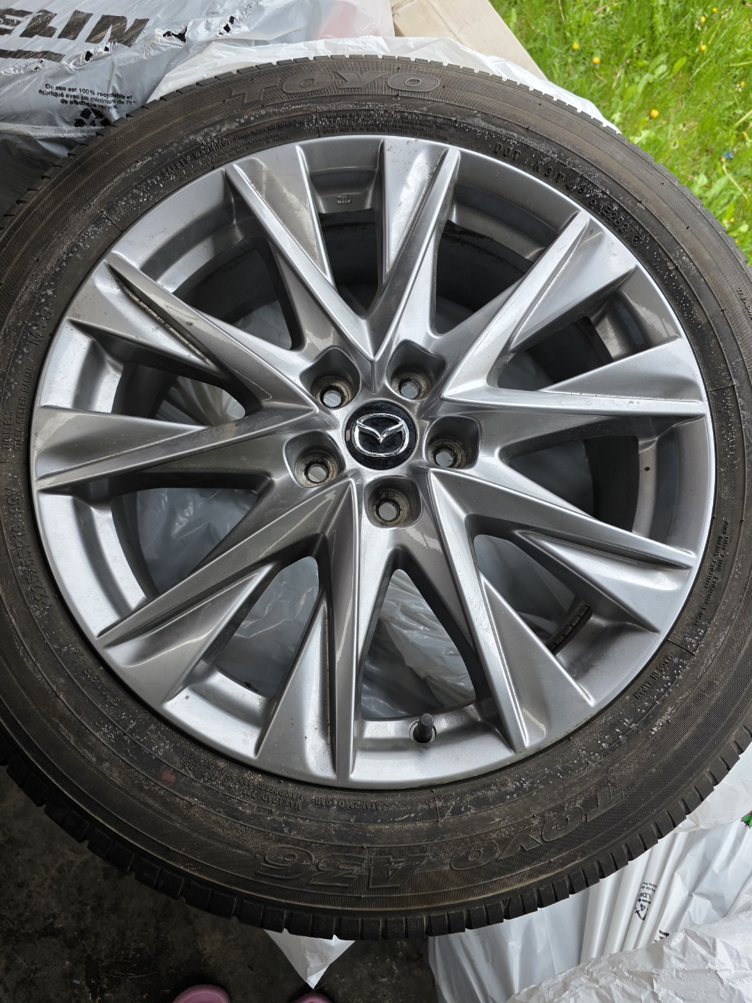 Set of 4 Mazda 2021 CX5 Toyo A36 All Season Tires P225/55R19