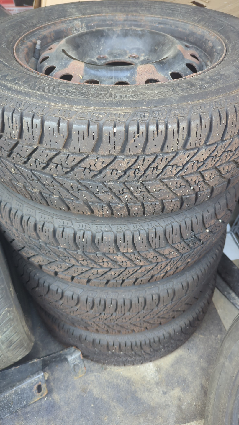 Used Winter Tires with Rims - Set of 4