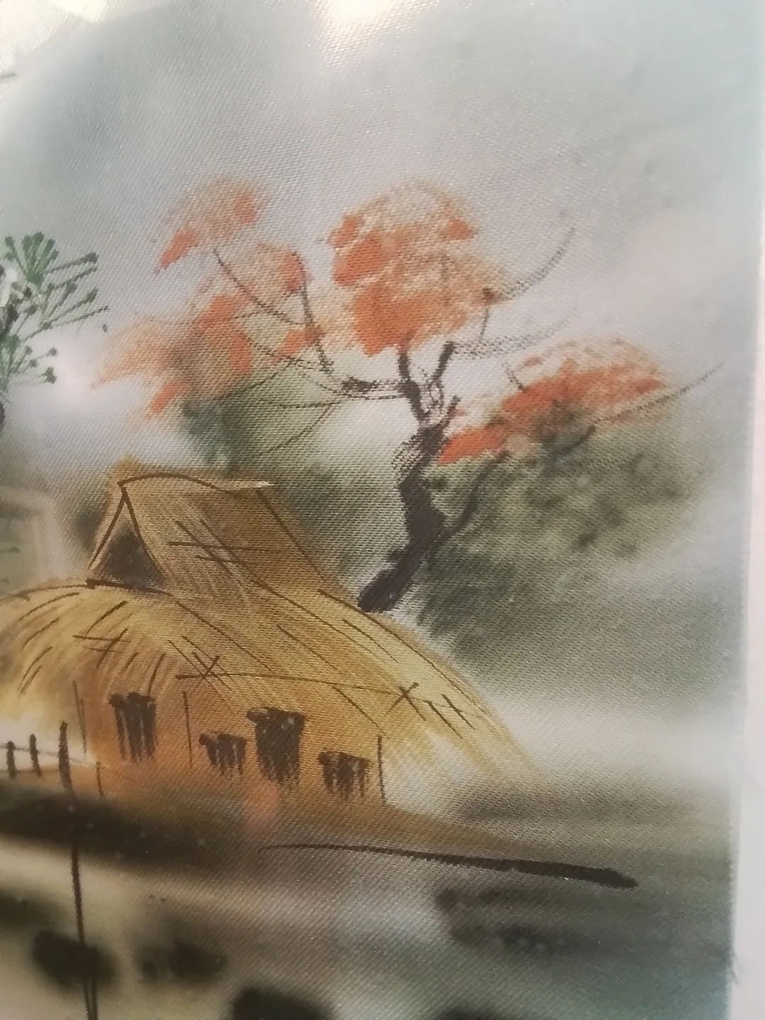 Vietnamese Traditional Silk Painting Signed image indicator(4)