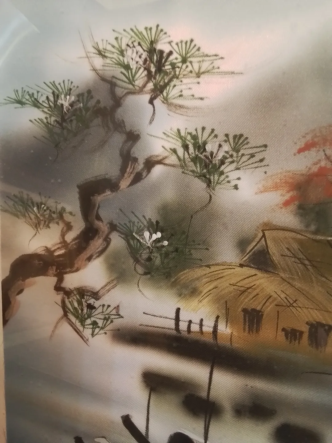Vietnamese Traditional Silk Painting Signed image indicator(5)