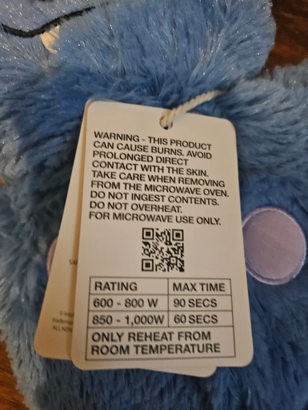 Blue Monster Warmies Cozy Plush Heatable Lavender Scented image indicator(6)