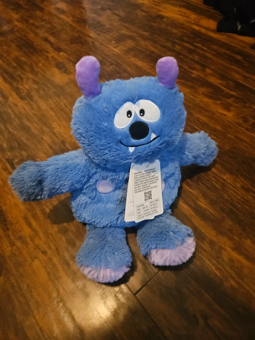 Blue Monster Warmies Cozy Plush Heatable Lavender Scented image indicator(7)