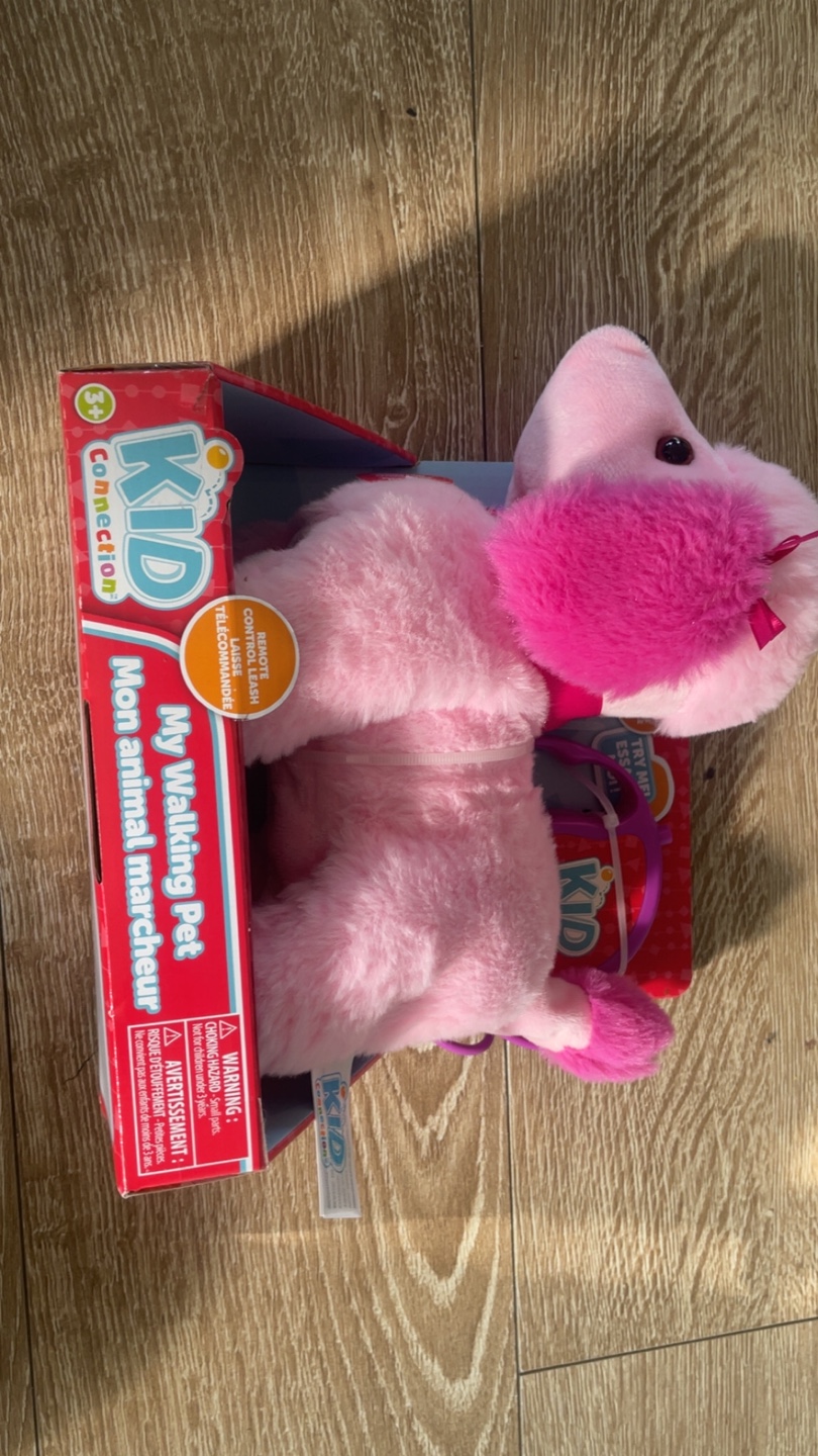 Kid Connection My Walking Pet Pink Puppy