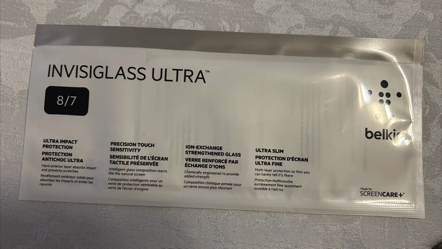 Belkin InvisiGlass Ultra Screen Protector iPhone SE image indicator(2)