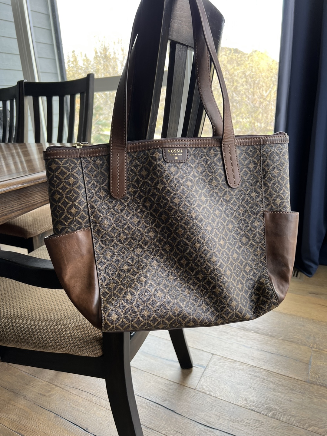 Fossil Brown Tote Bag