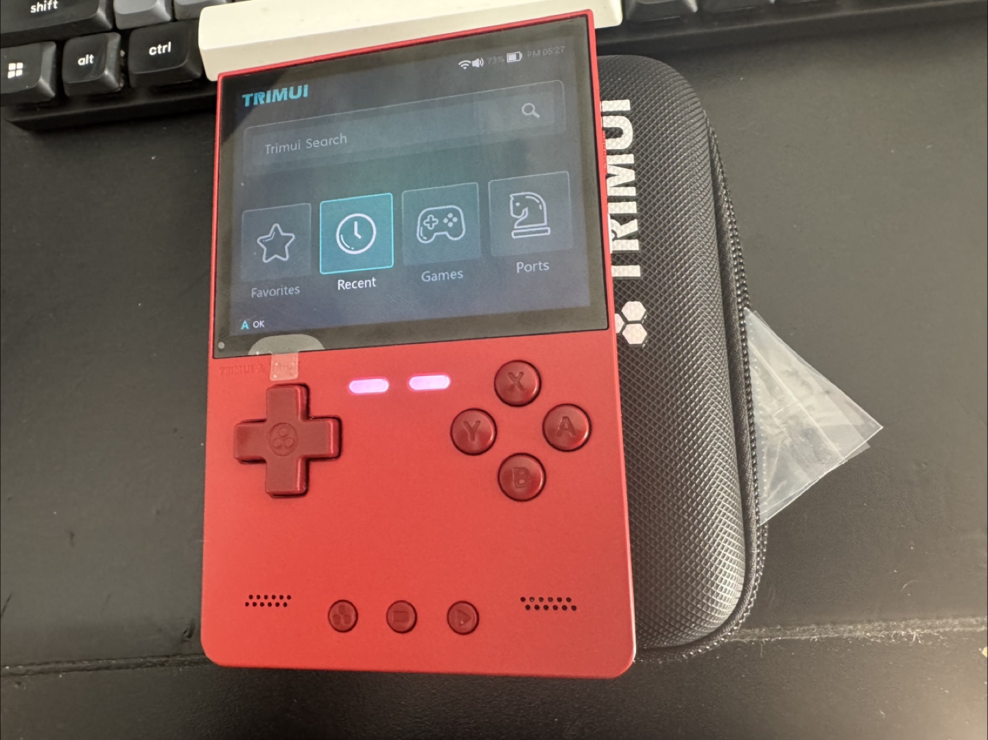 Trimui Brick Retro Handheld Game Console - Red