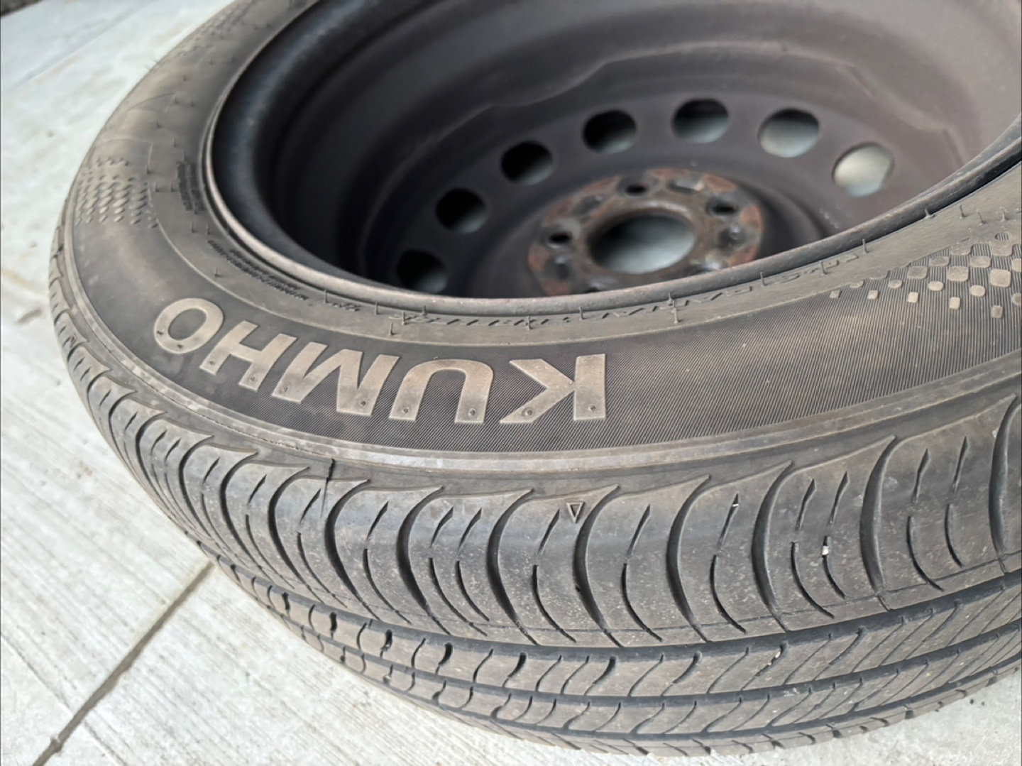 Mazda 3 205/55R16 four season Tires  and Wheels with Hubcap - photo 2