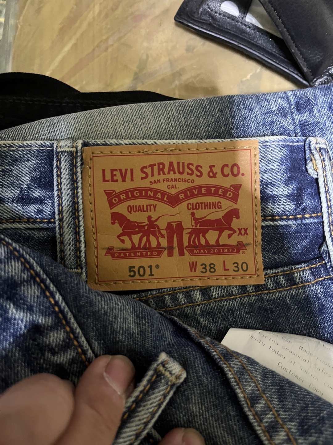 Levi's 501 Black Jeans - Size 36 x 32 - photo 5