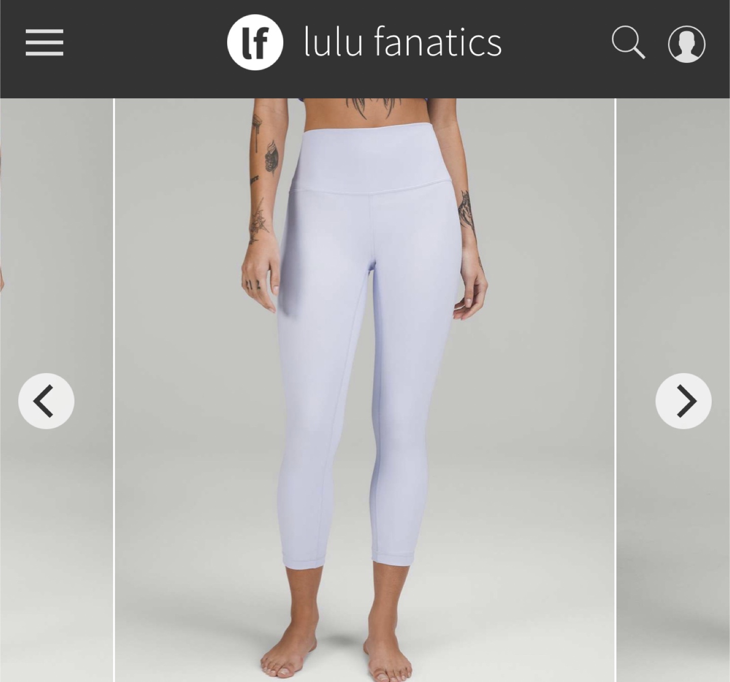 Lululemon Leggings - size 2