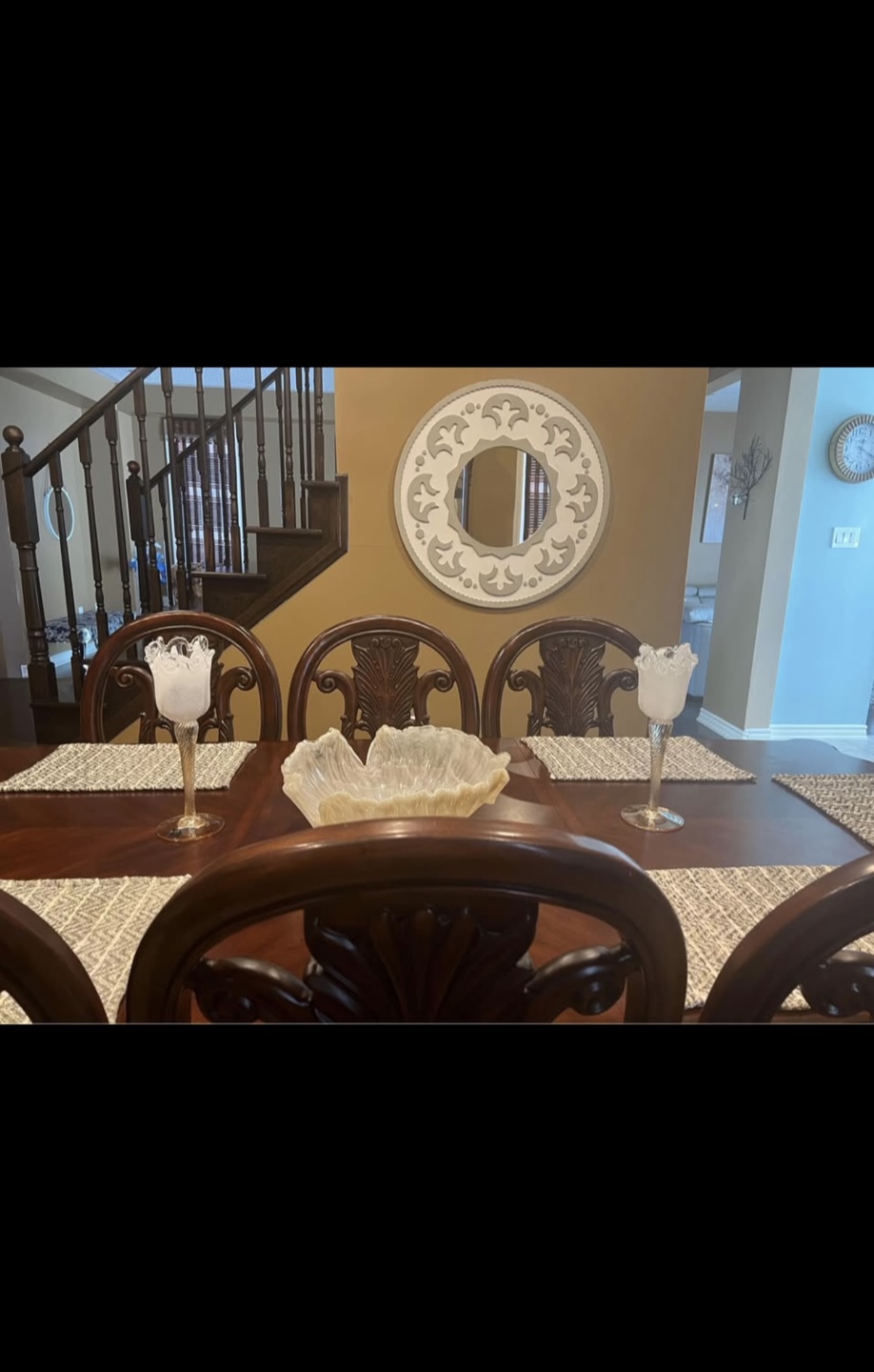 Magnificent Dark Wood Dining Set with Buffet - photo 3