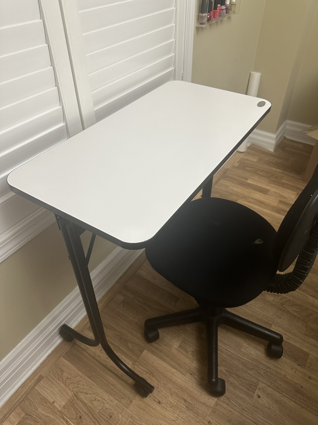 Portable Folding manicure Table with Chair