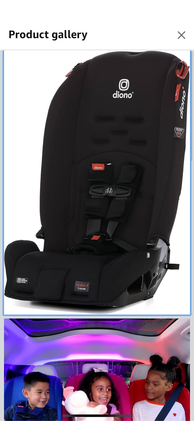 Diono Radian 3R Car Seat - Black Jet