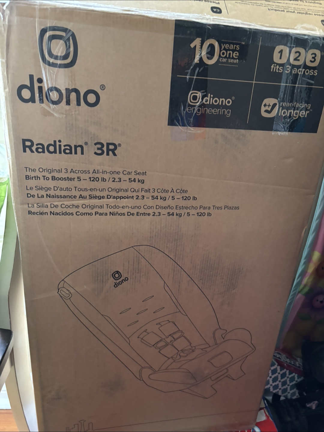 Diono Radian 3R Car Seat - Black Jet - photo 3