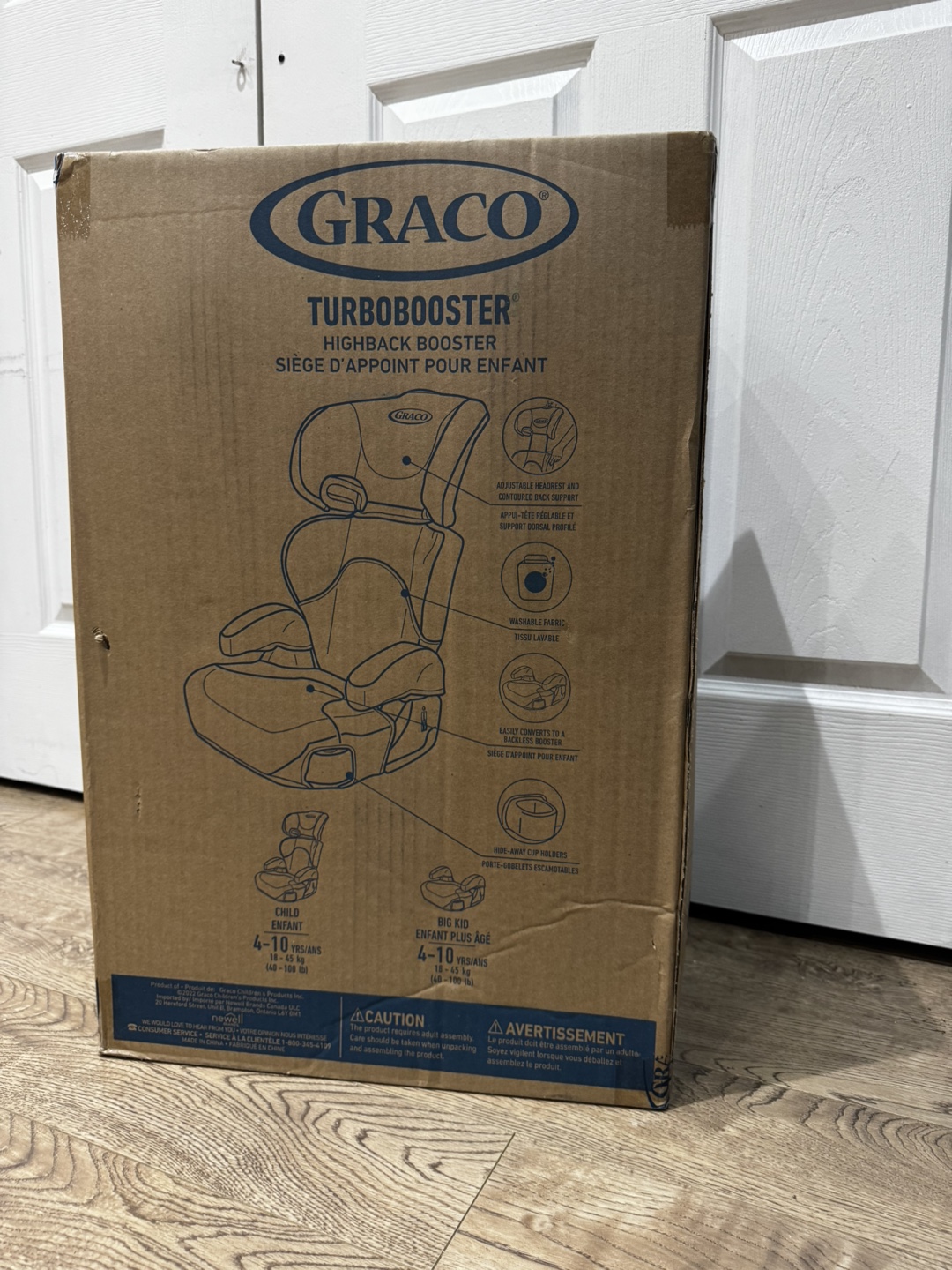 Graco Turbobooster Highback Booster Car Seat - Celeste - photo 3