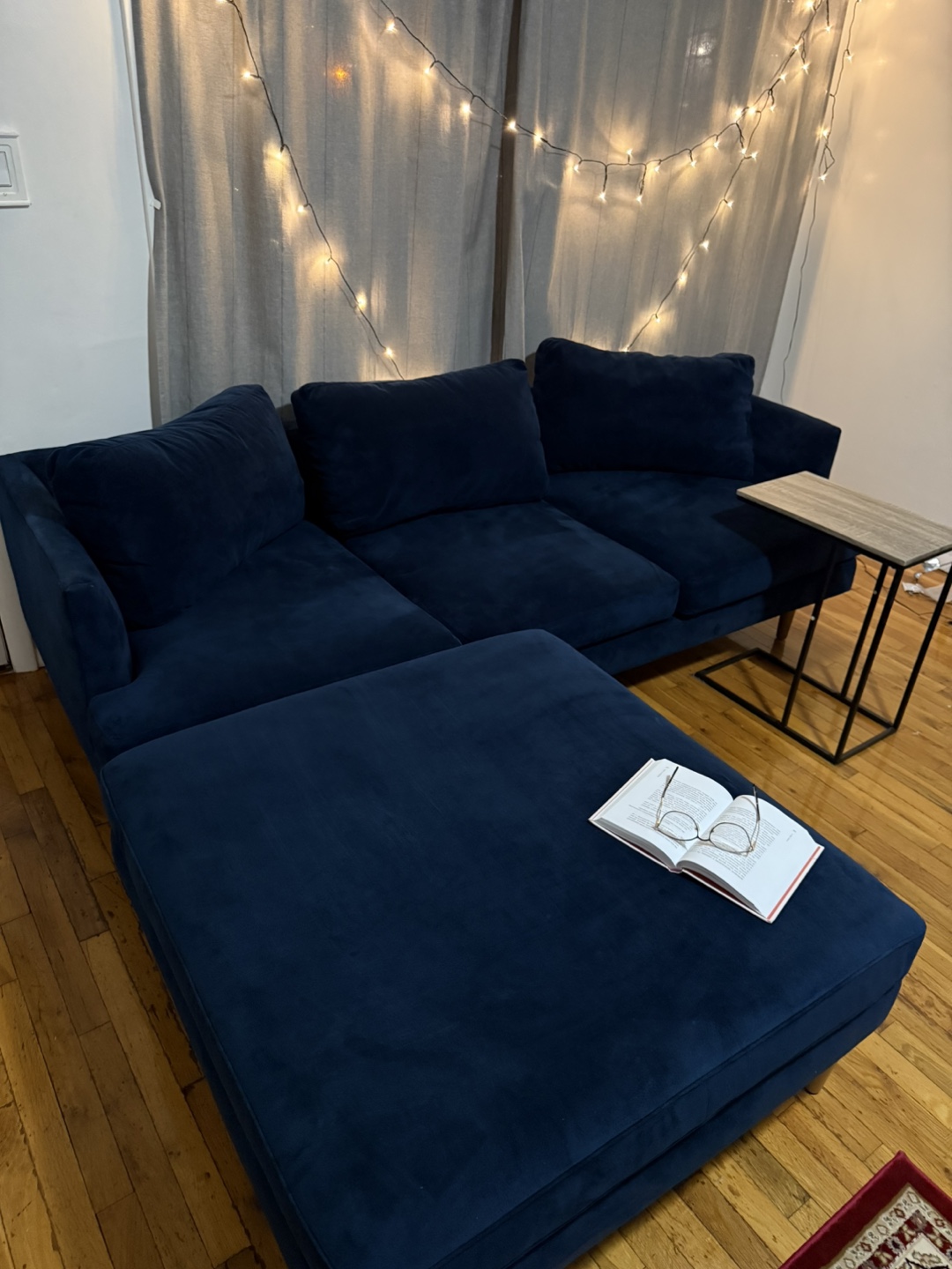West elm (Free delivery) sofa + ottoman - photo 2