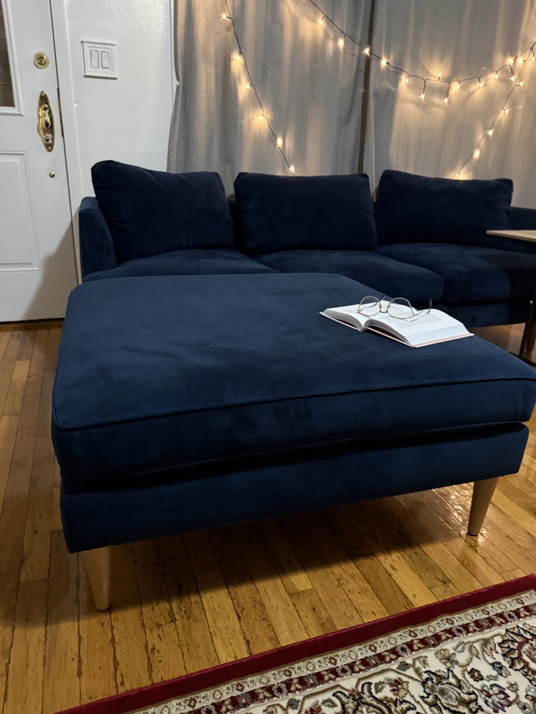West elm (Free delivery) sofa + ottoman - photo 3