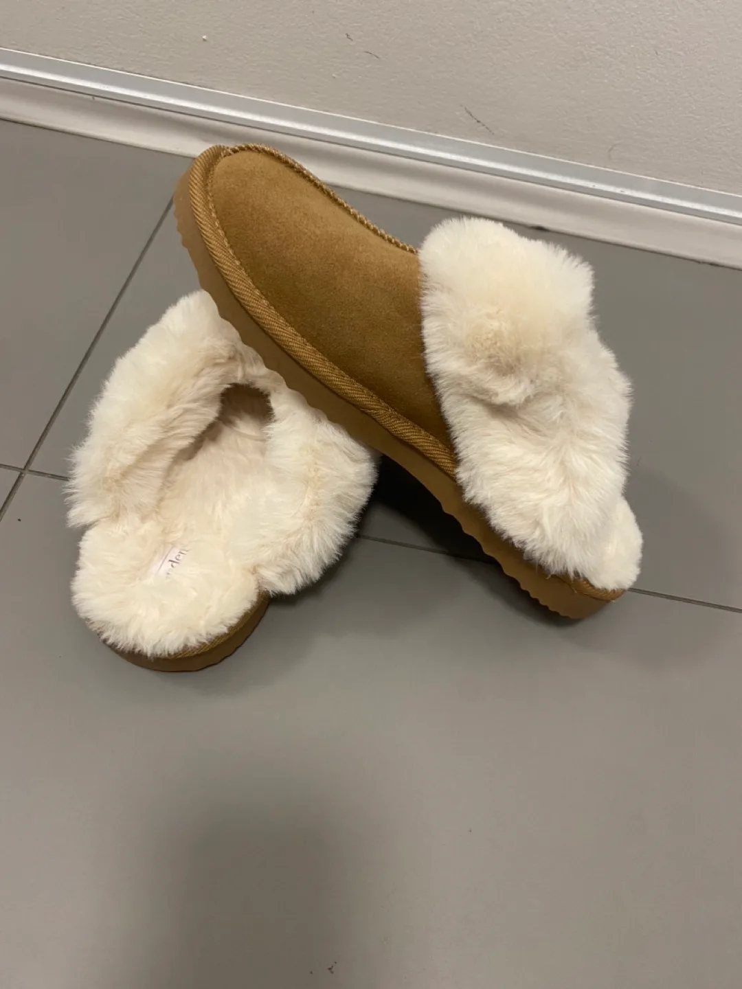 Cozy Brown Faux Slippers image indicator(4)
