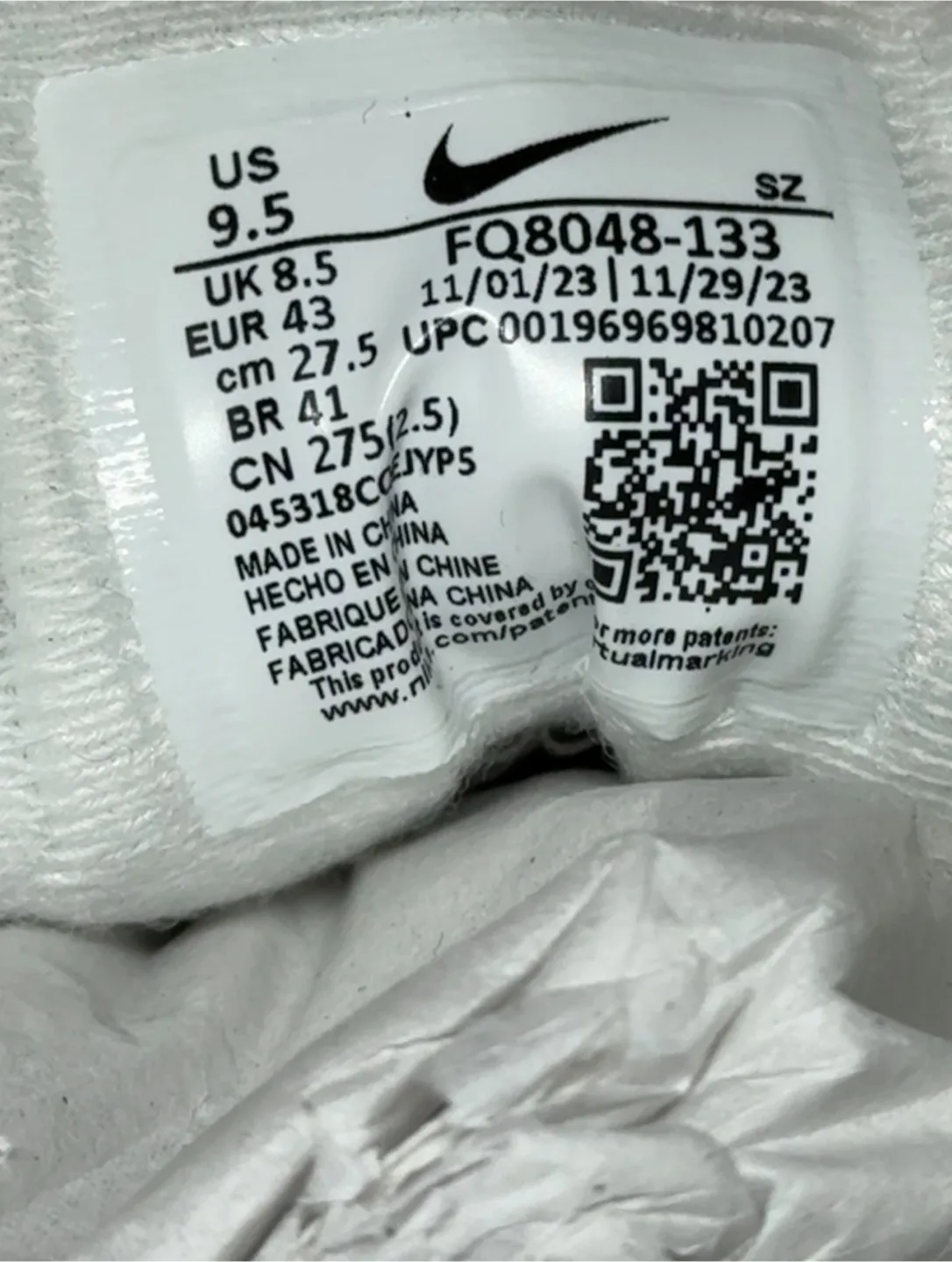 Nike Air Max 1 - Athletic Department- Men’s Size 9.5 image indicator(6)