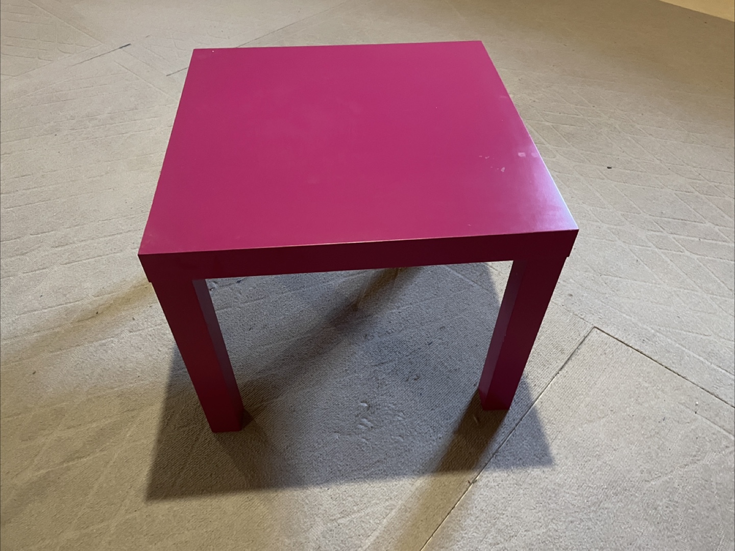 IKEA Pink Square Side Table
