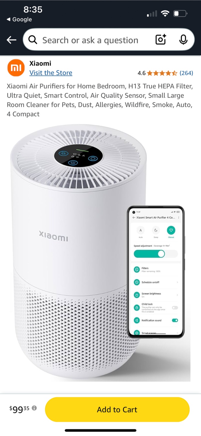 Xiaomi Smart Air Purifier 4 Compact - photo 4
