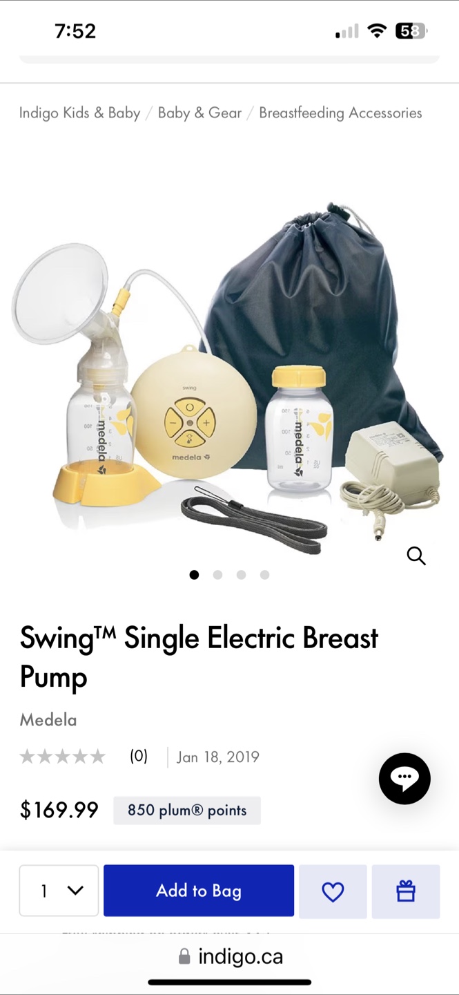 Medela Swing Single Electric Breast Pump - photo 2