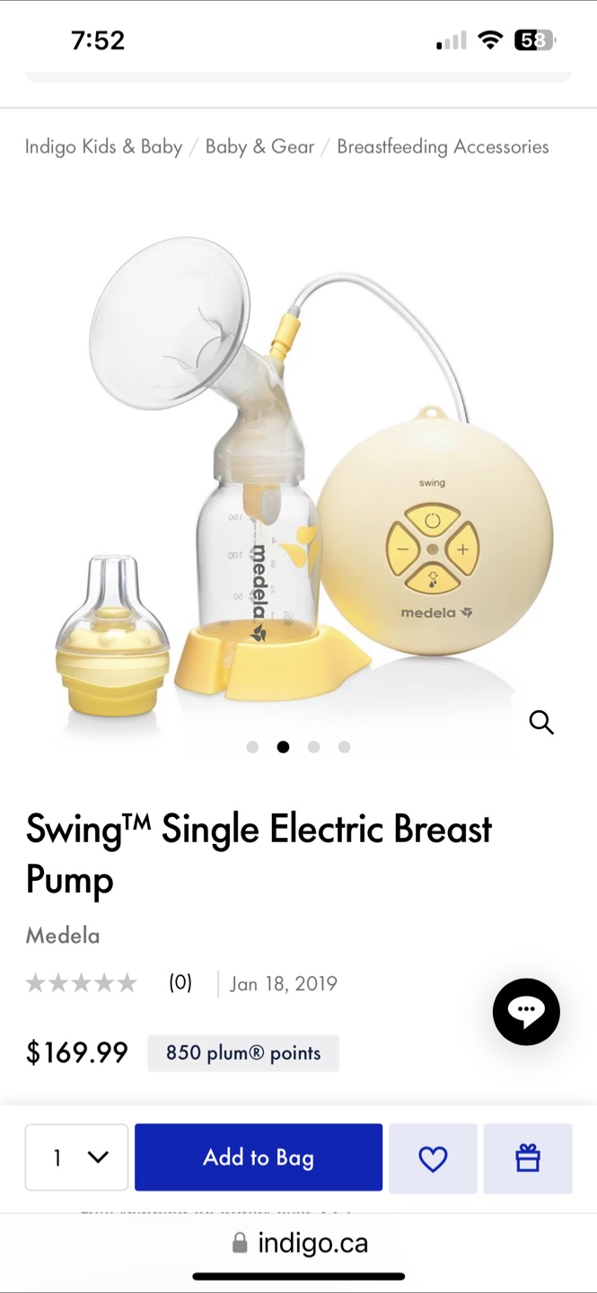 Medela Swing Single Electric Breast Pump - photo 3