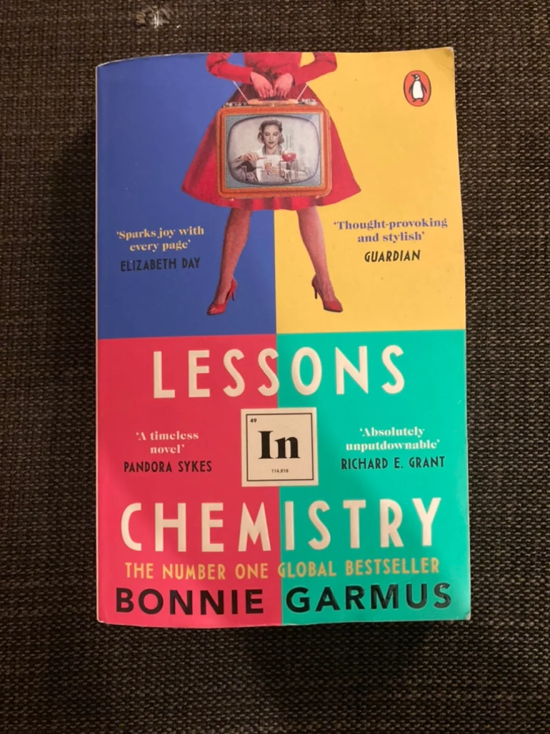 Lessons in Chemistry by Bonnie Garmus - Paperback Book thumbnail