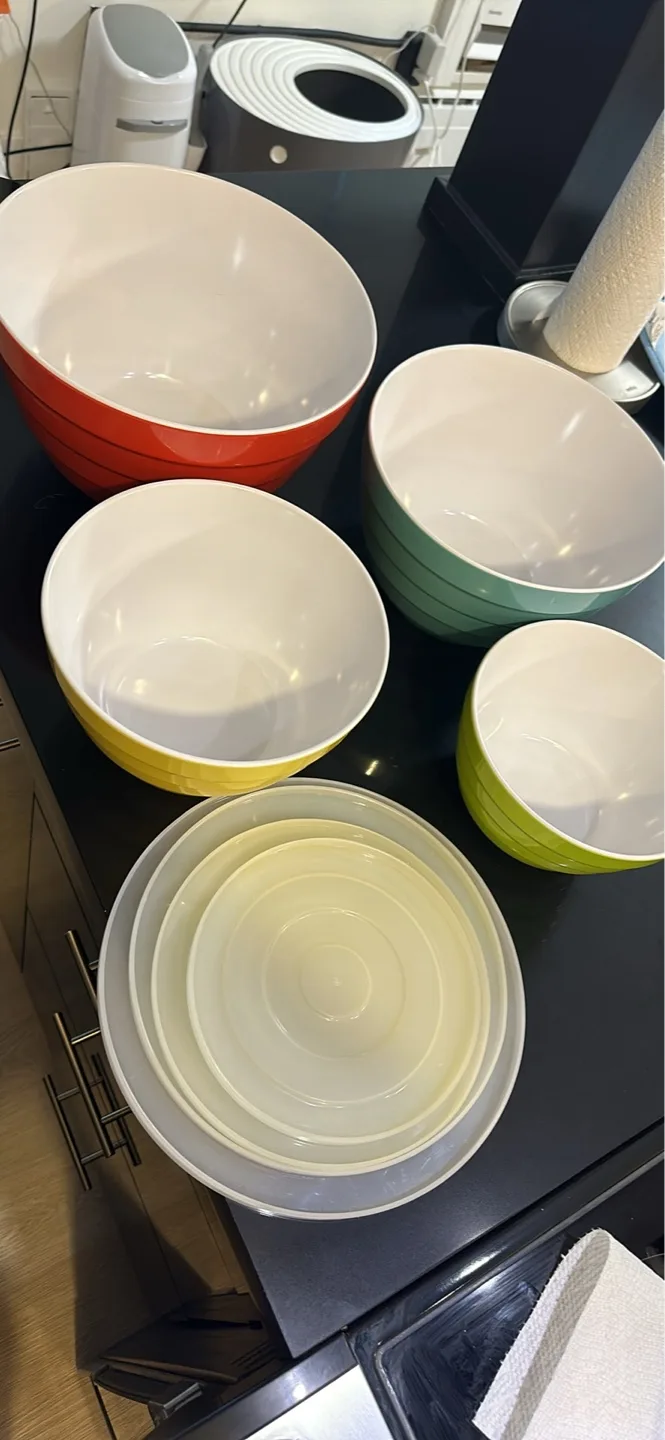 Set of 4 pandex bowls and lids thumbnail