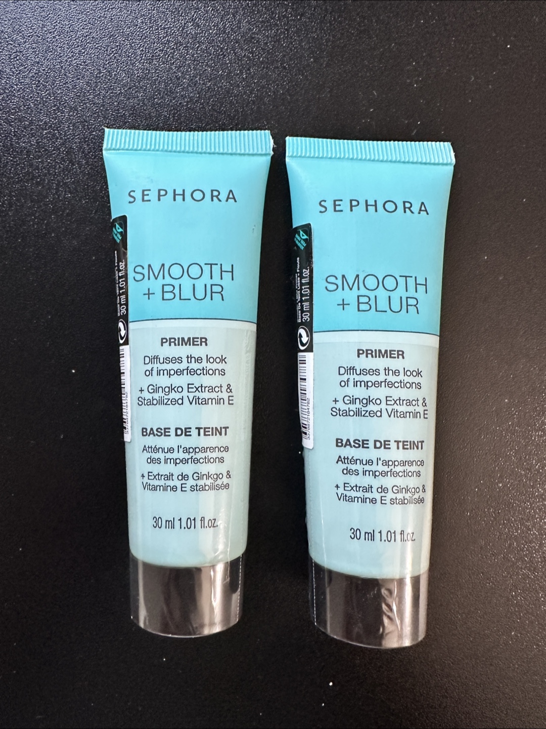 Two Sephora Smooth + Blur Primers (30ml each)