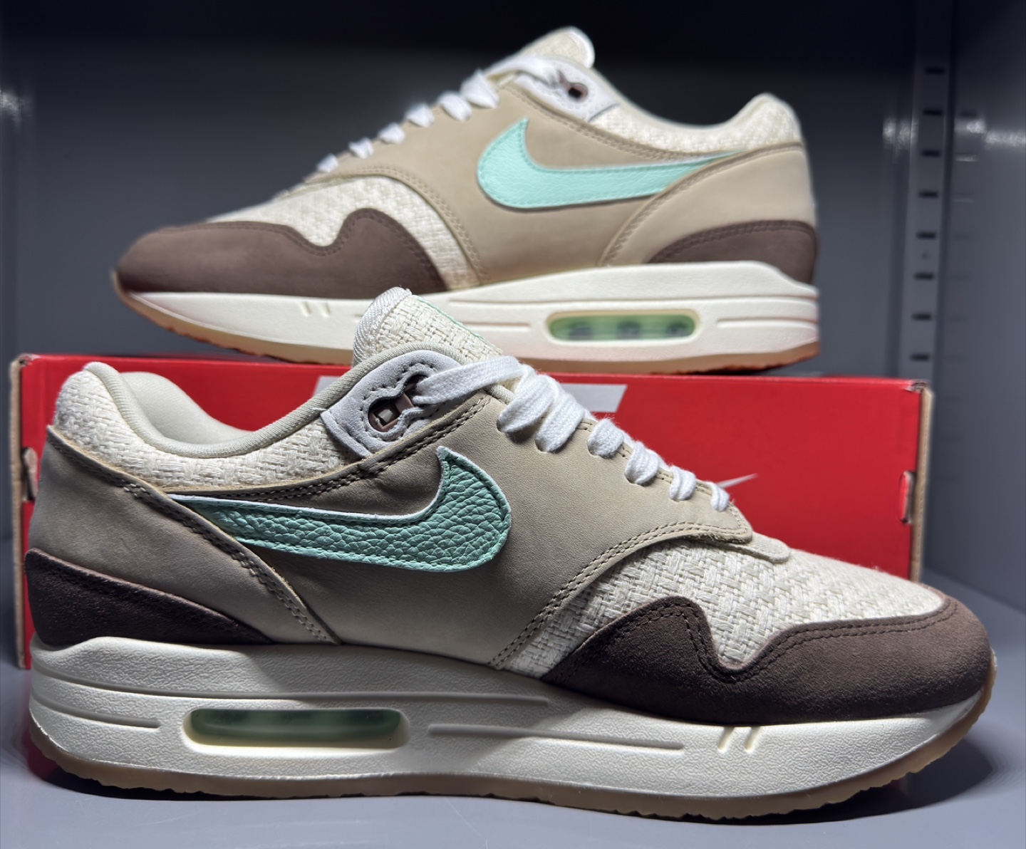 Nike Air Max 1 PRM - Crepe Hemp - Men’s Size 9.5 - FD5088 200 - photo 2