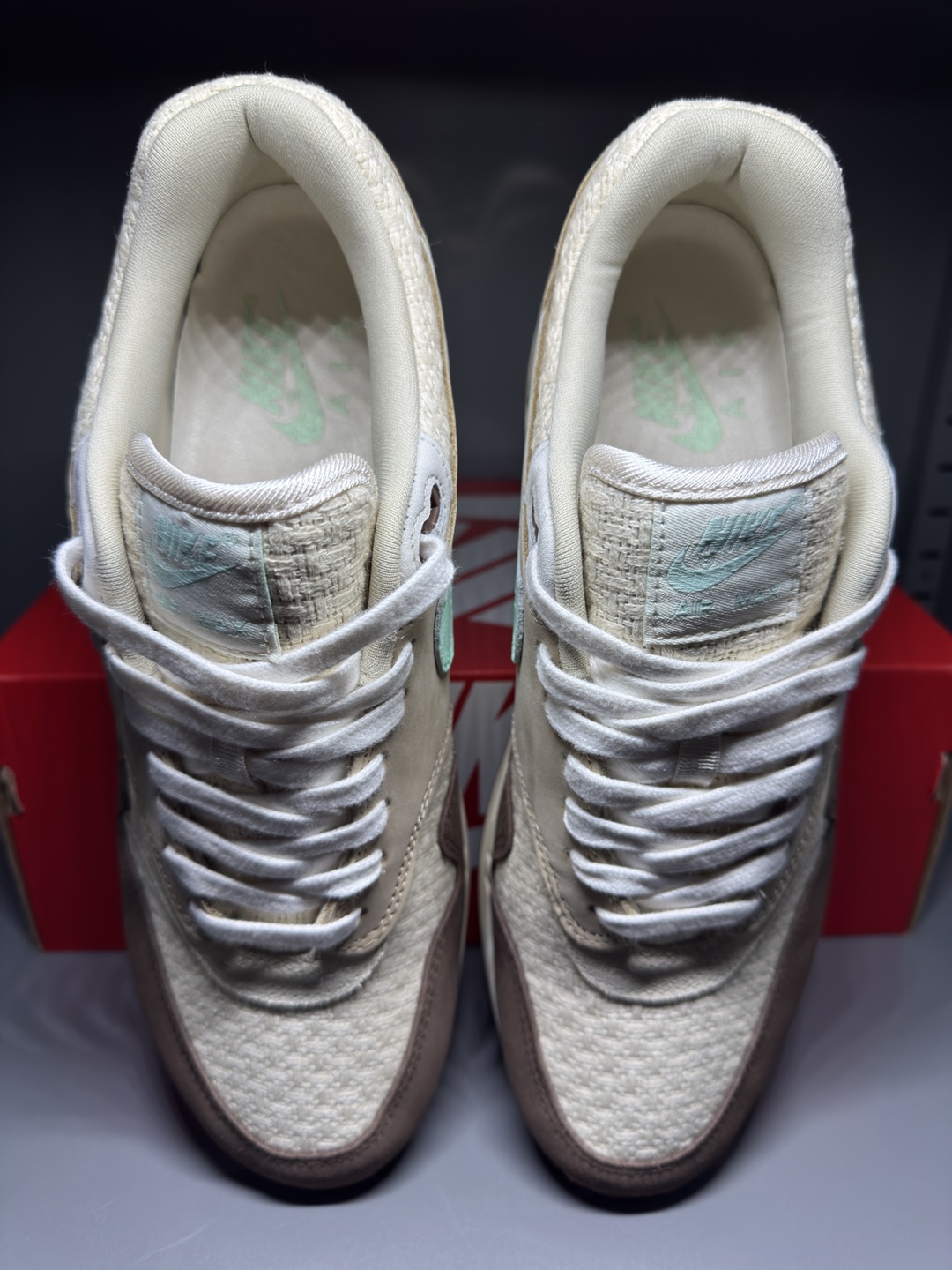 Nike Air Max 1 PRM - Crepe Hemp - Men’s Size 9.5 - FD5088 200 - photo 3