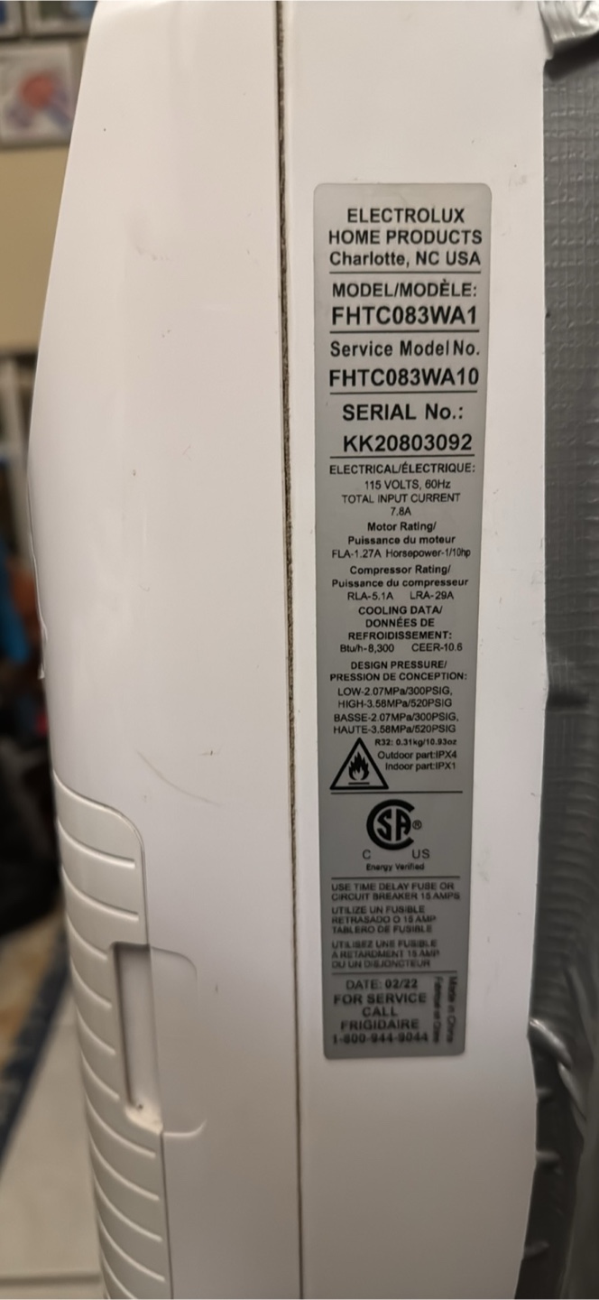 Frigidaire Through wall Air Conditioner with Remote - photo 2