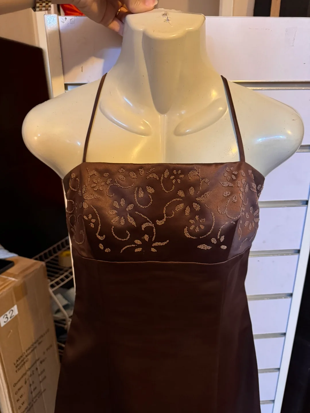 Brown Debs Size 7 Formal Dress thumbnail
