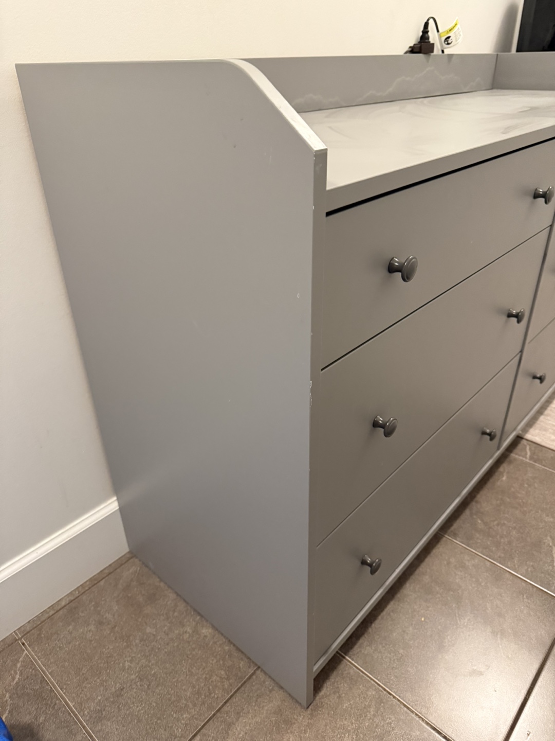 IKEA HAUGA  6-Drawer Dresser - Grey - photo 2