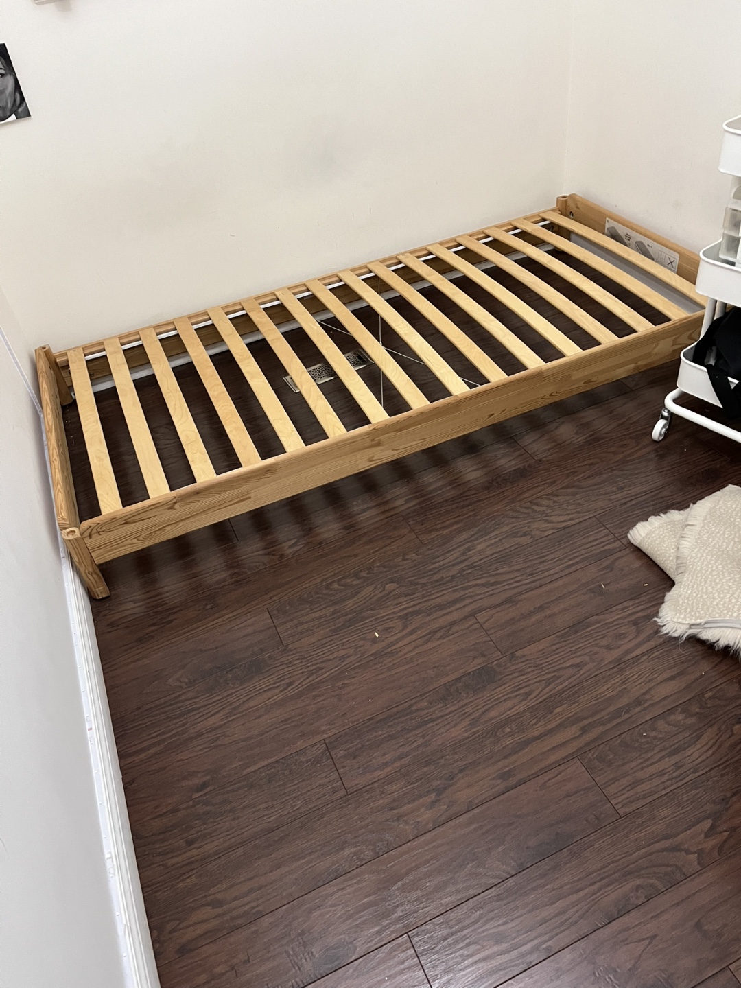 IKEA Twin Bed Frame - Solid Pine Wood